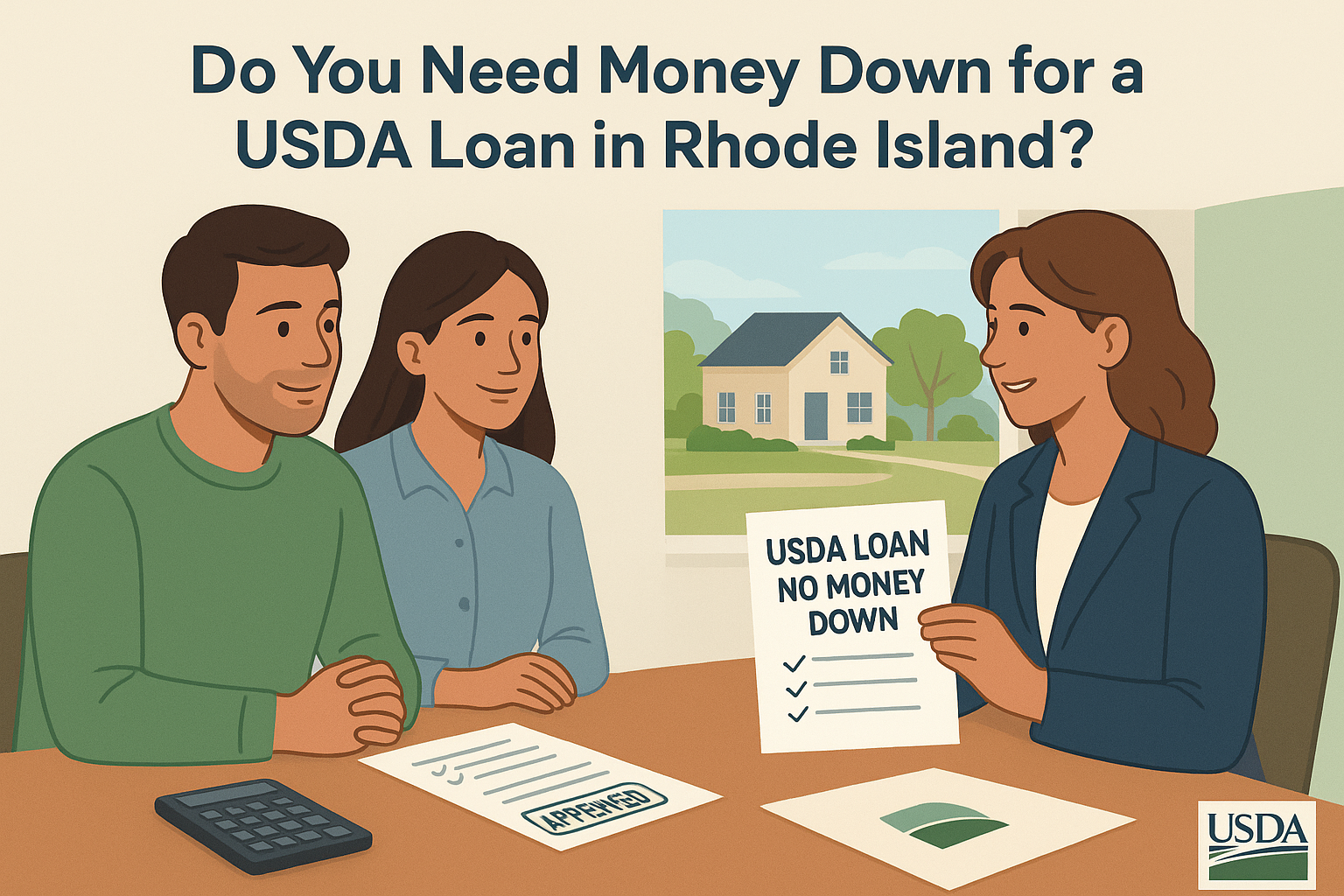 Money Down for a USDA Loan