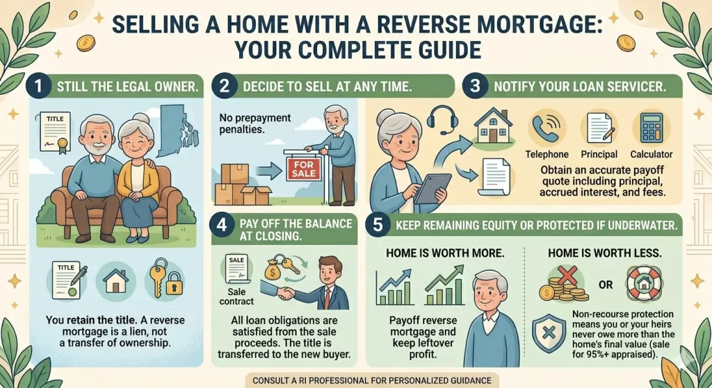 Can you sell a home that has a reverse mortgage?